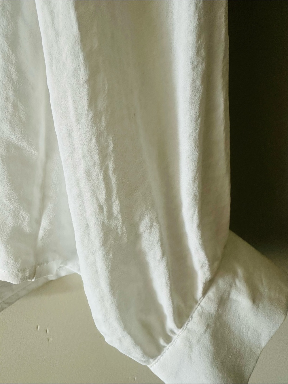 Vero Moda White Ruffle-Neck Button-Down Blouse - Picture 3 of 6